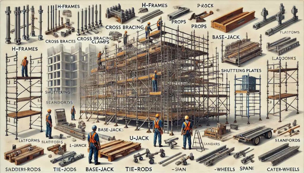 Rental scaffolding services at kohinoor traders